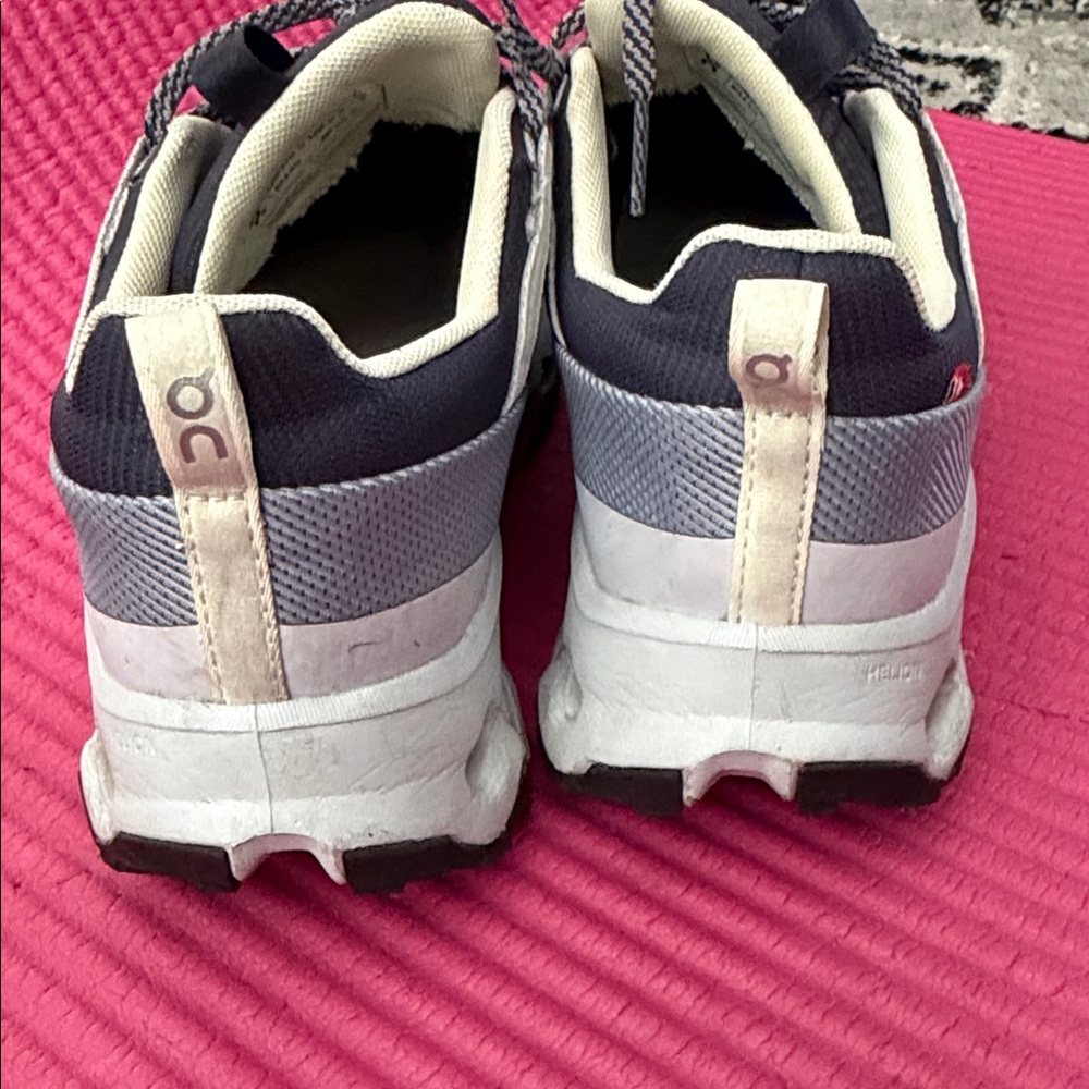 On Running Light Purple/Purple and Grey Trail Shoes - Picture 3 of 6